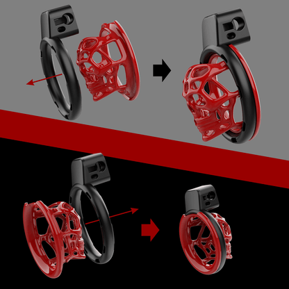 3D Skeleton Chastity Cage