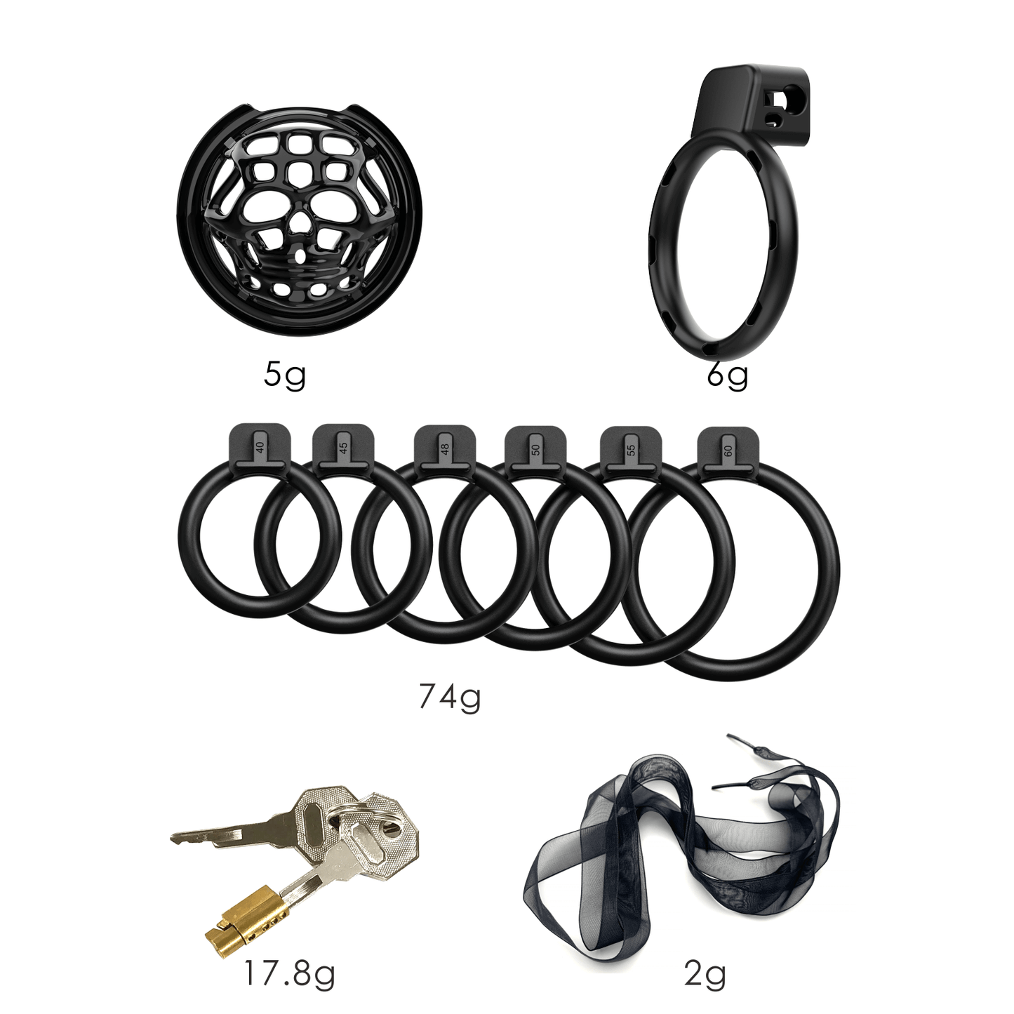 3D Skeleton Chastity Cage