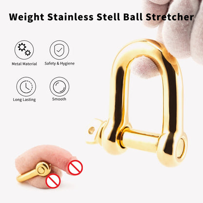 Screw Testicle Ball Stretcher Stainless Steel