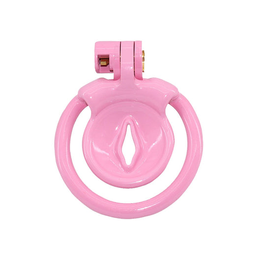 Flat Clit Pink Chastity Cage