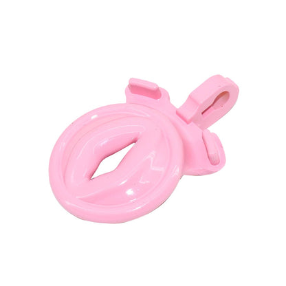 Flat Clit Pink Chastity Cage