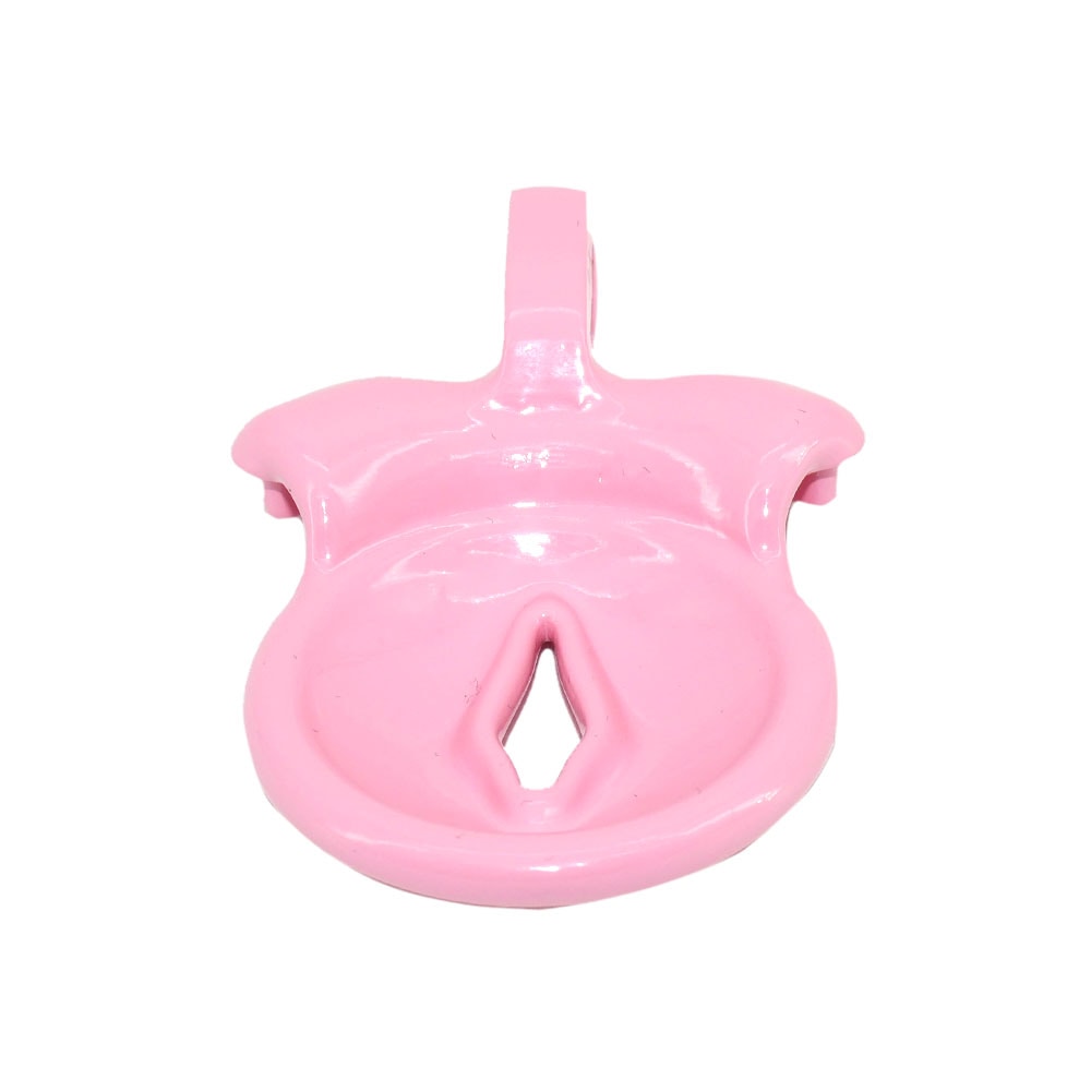 Flat Clit Pink Chastity Cage