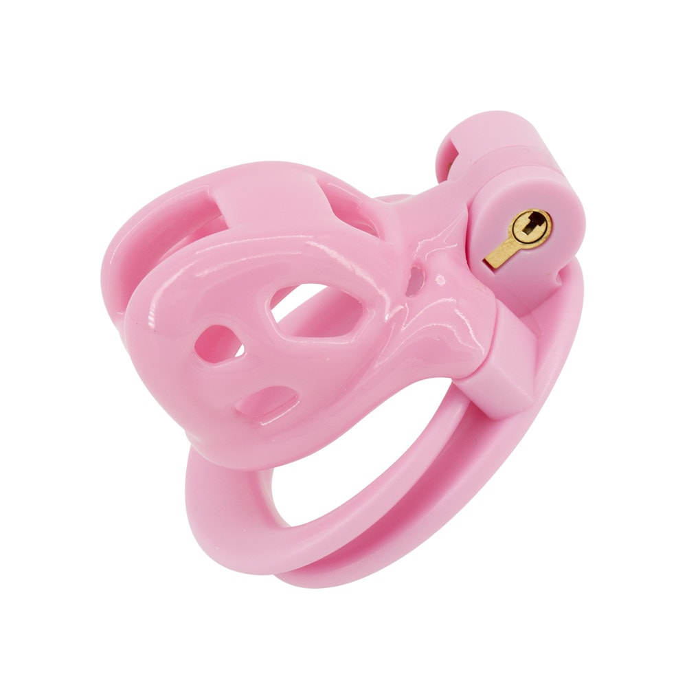 The Pink Mamba Chastity Cage