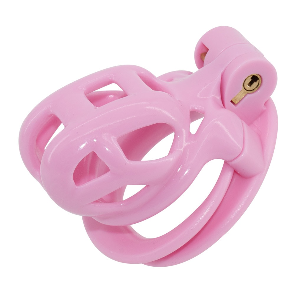 The Pink Mamba Chastity Cage