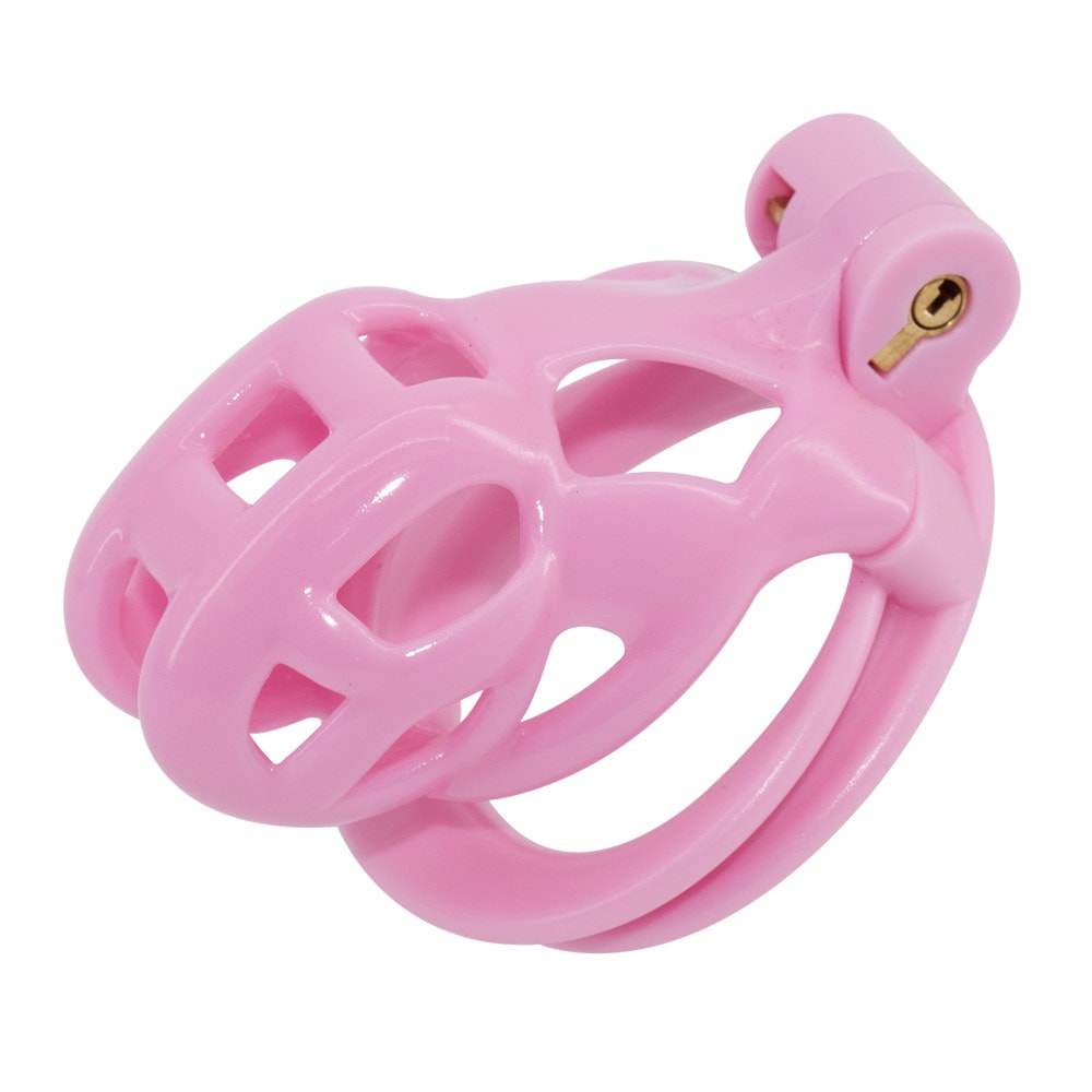 The Pink Mamba Chastity Cage