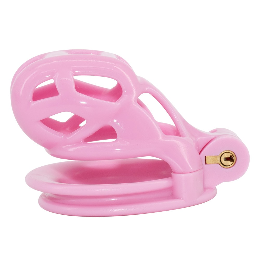 The Pink Mamba Chastity Cage
