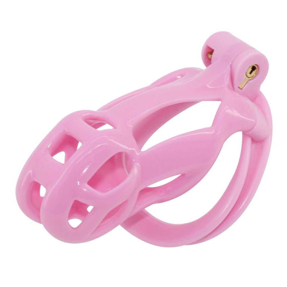 The Pink Mamba Chastity Cage
