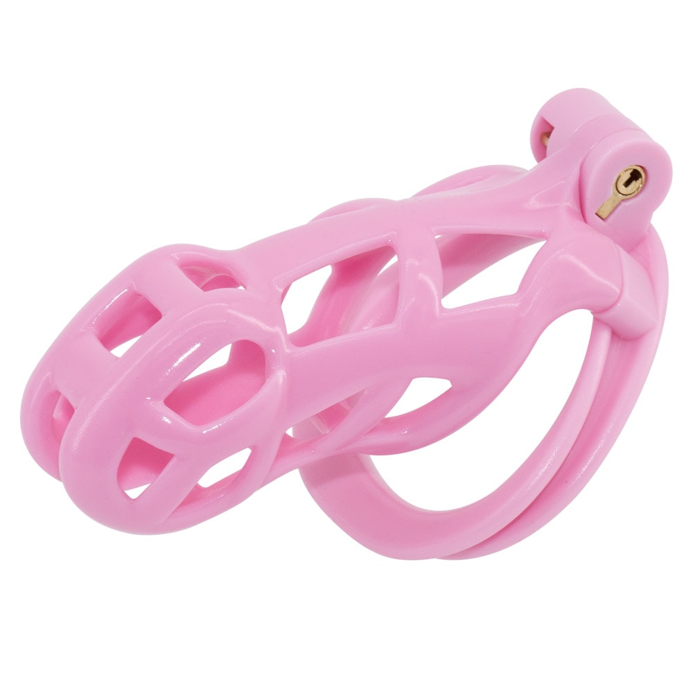 The Pink Mamba Chastity Cage