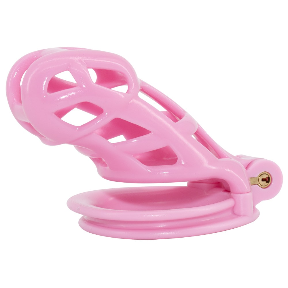 The Pink Cobra Chastity Cage