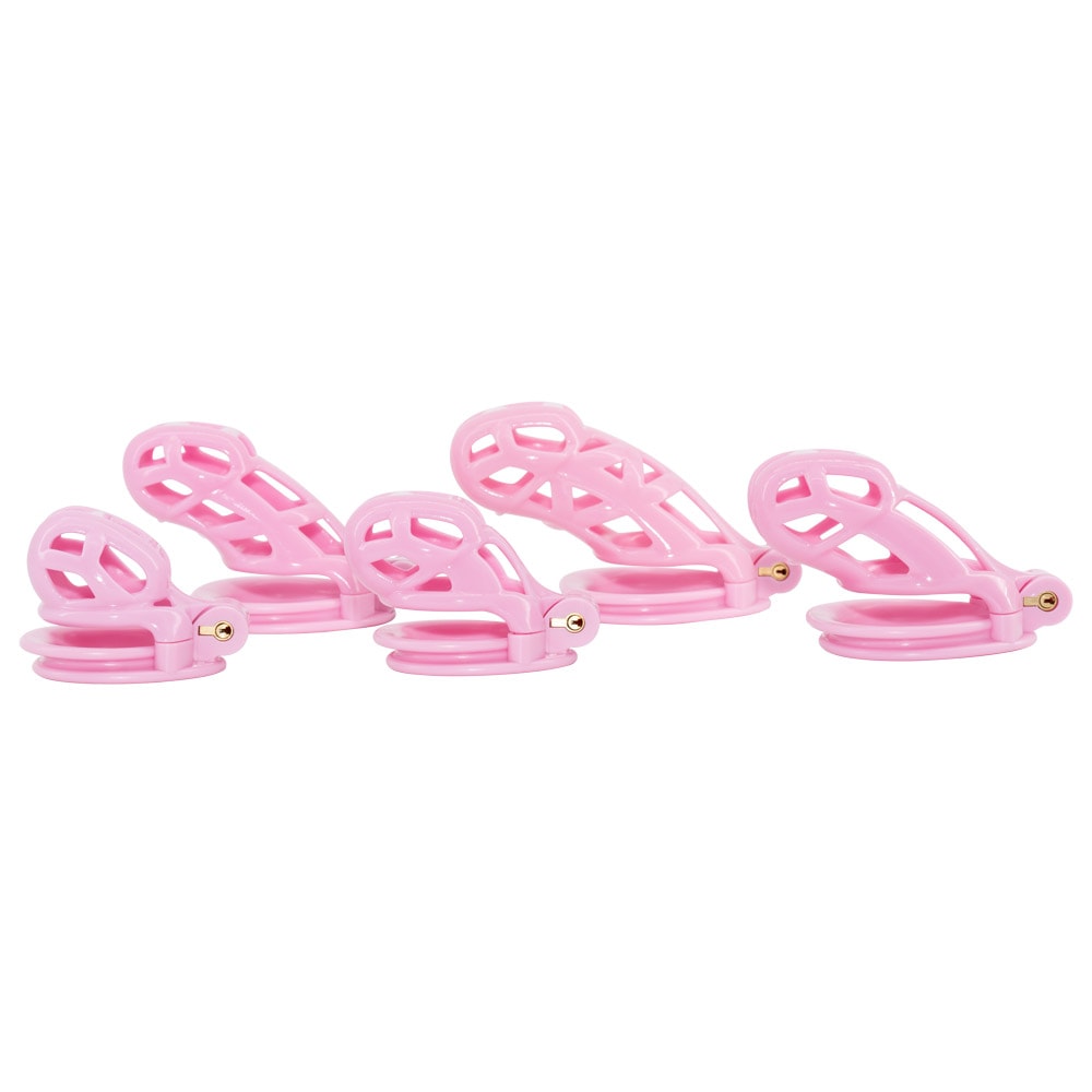 The Pink Mamba Chastity Cage
