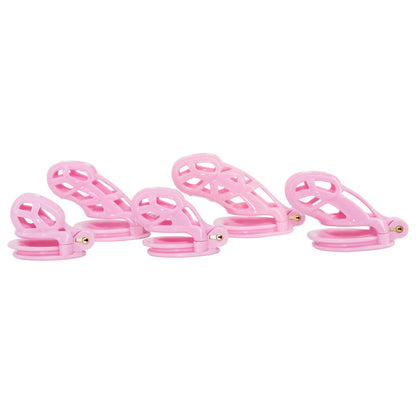 The Pink Mamba Chastity Cage