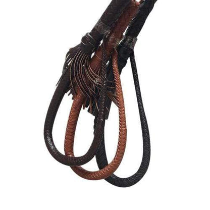 Fouet de bondage en cuir véritable