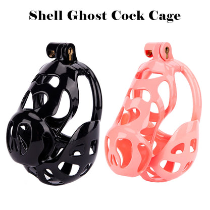 Ghost Cock Cage with  Balls Penis Rings