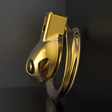 Load image into Gallery viewer, Micro Chastity Cage Golden
