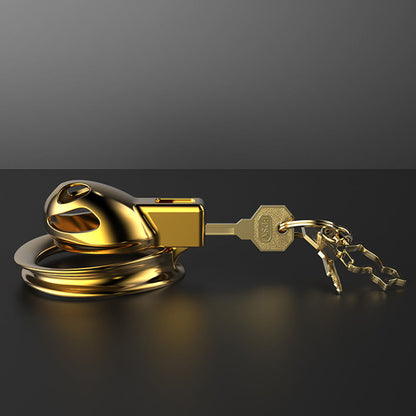 Micro Chastity Cage Golden