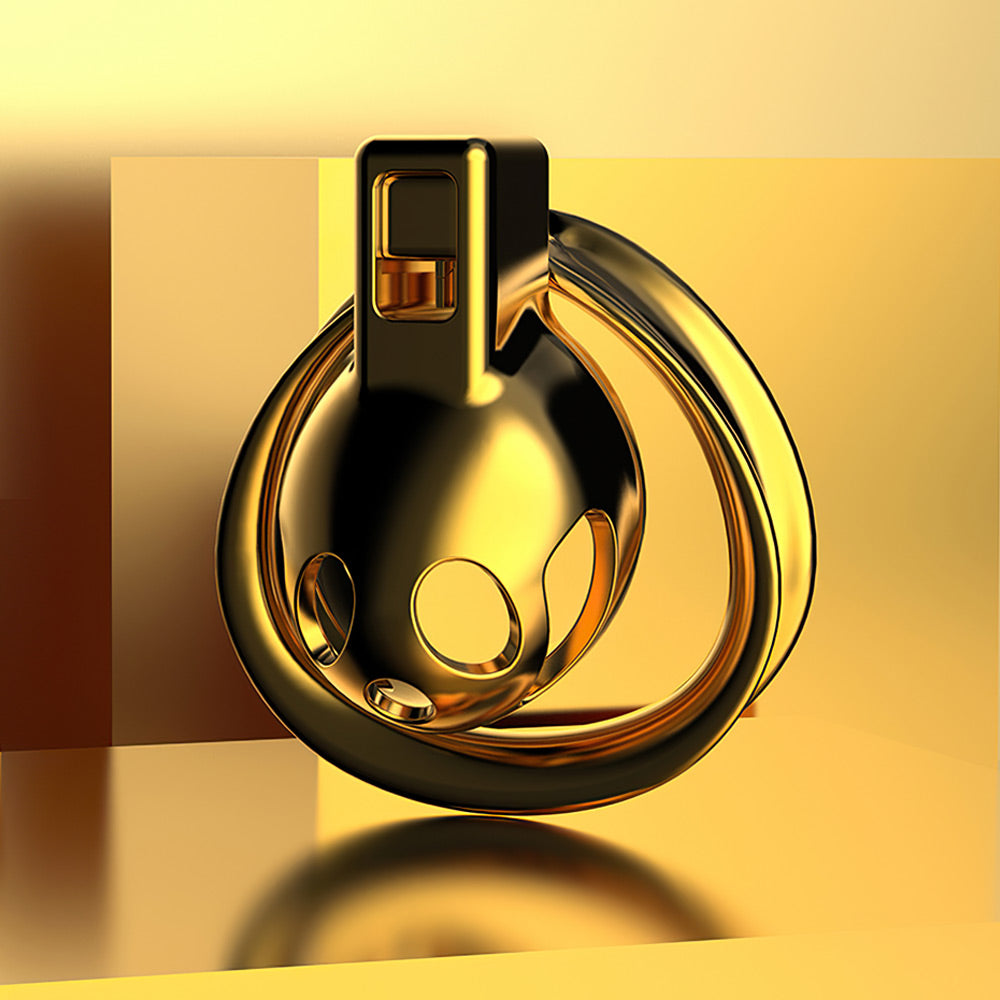 Micro Chastity Cage Golden