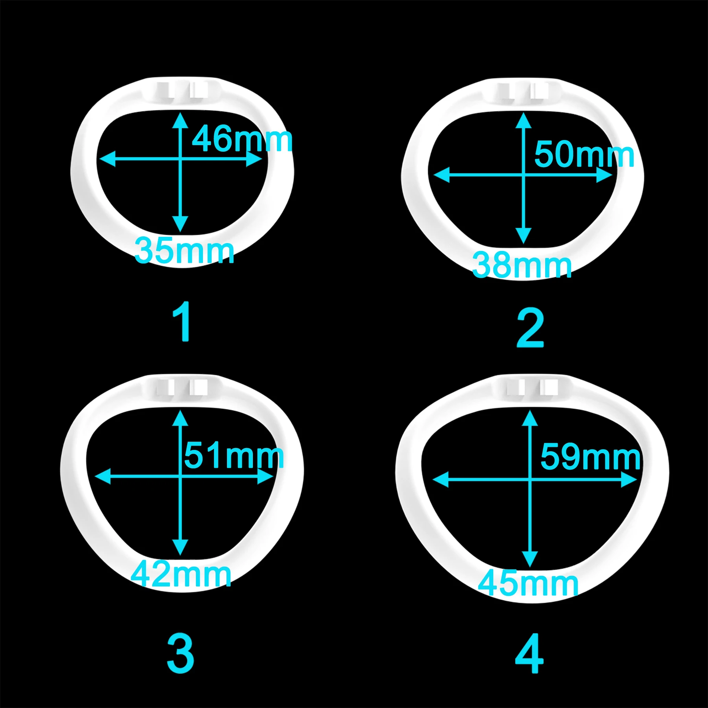 V6 Male Chastity Cage - 7