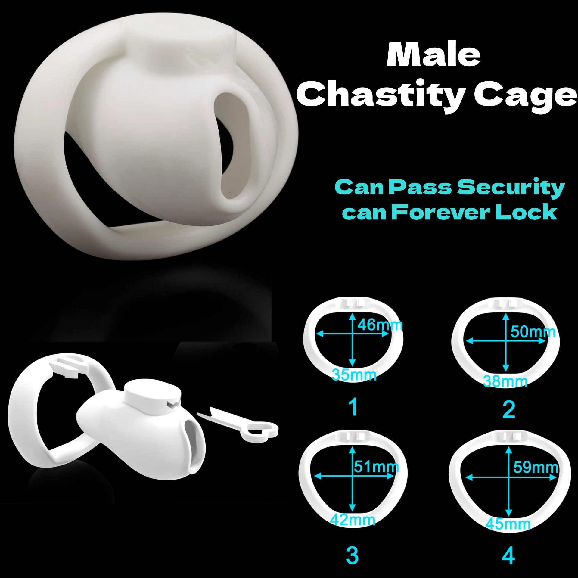 V6 Male Chastity Cage -2