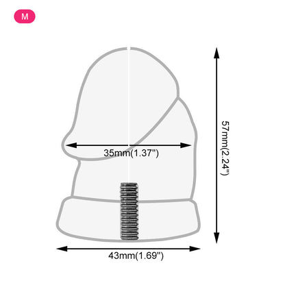 Chastity Device Accessories - Detachable Dildo