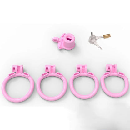 Cage de chasteté inversée BDSM Sissy Slave pour homme 