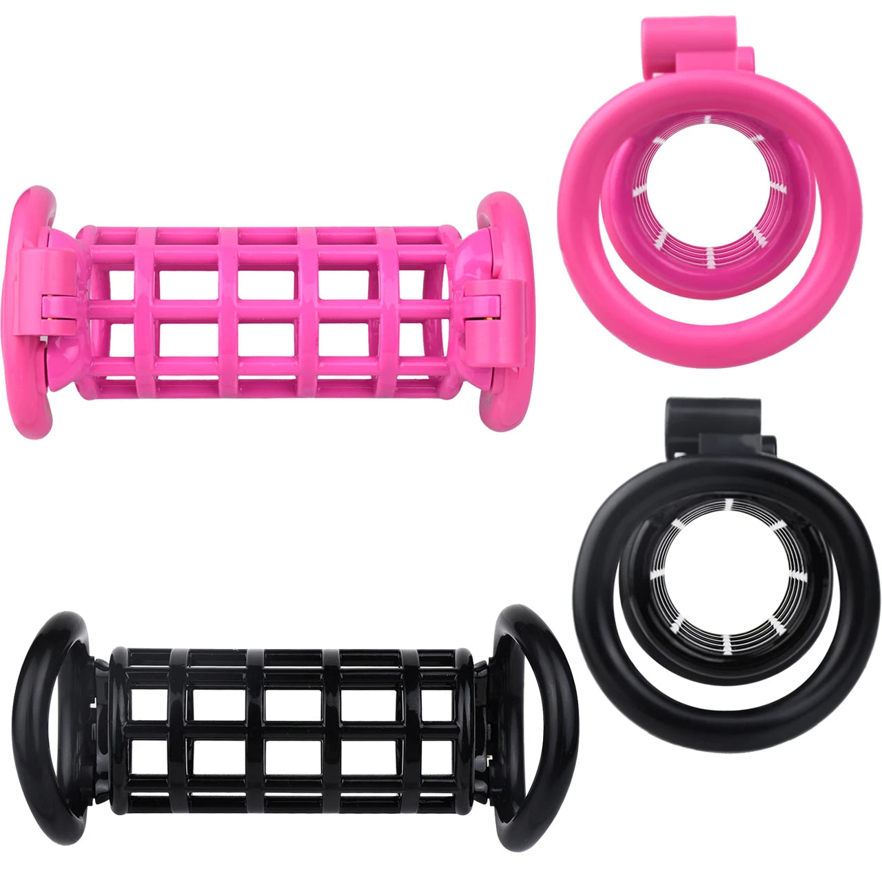 Plastic Twin Chastity Cage