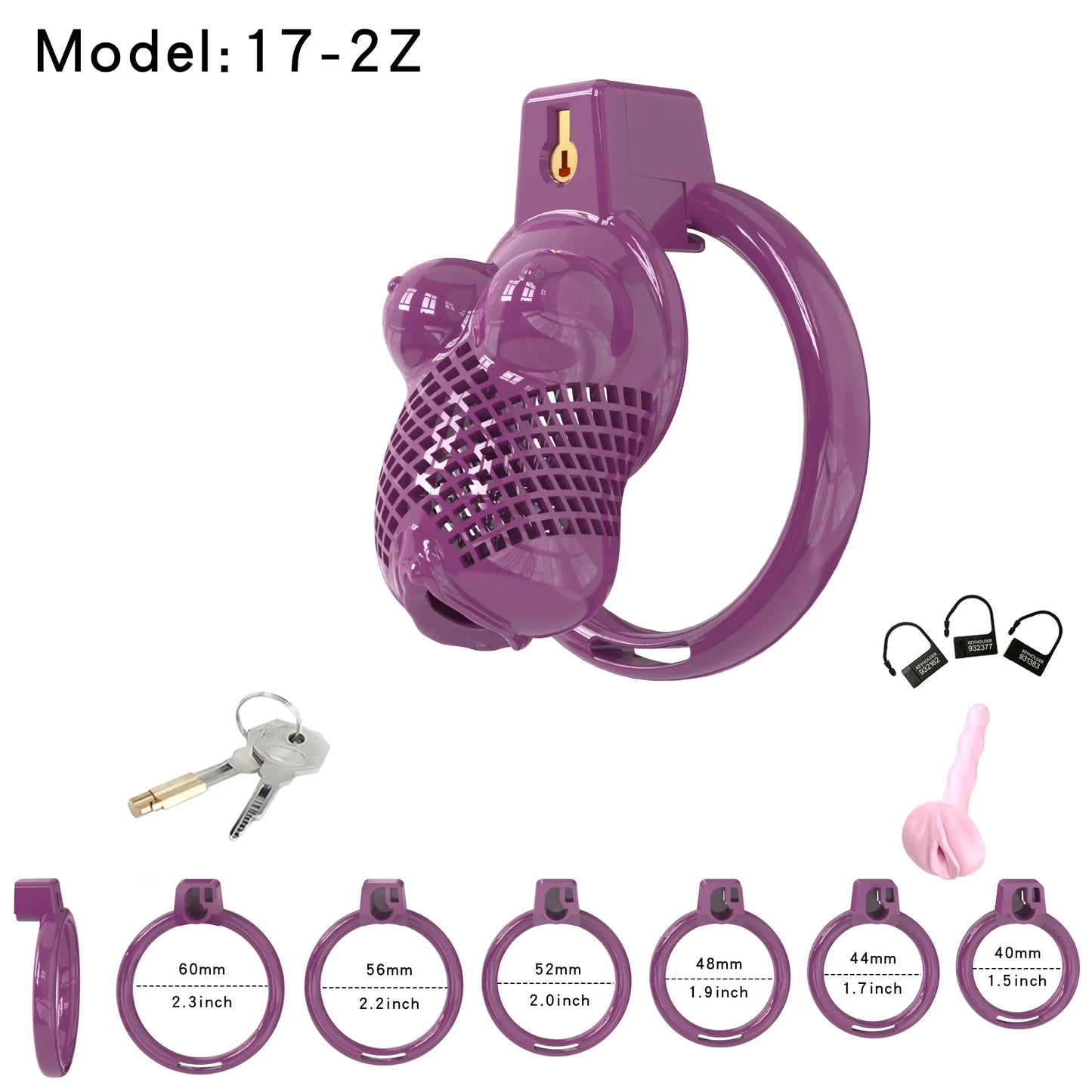 ABS Male Chastity Cage