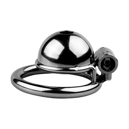 Metal Round Cap Chastity Lock