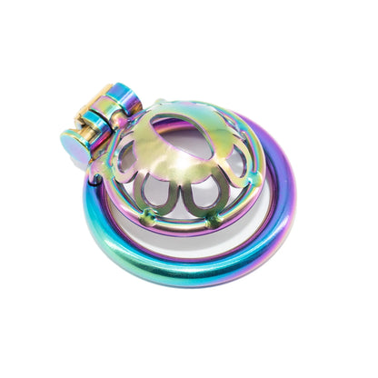 Color Metal Male Chastity Device