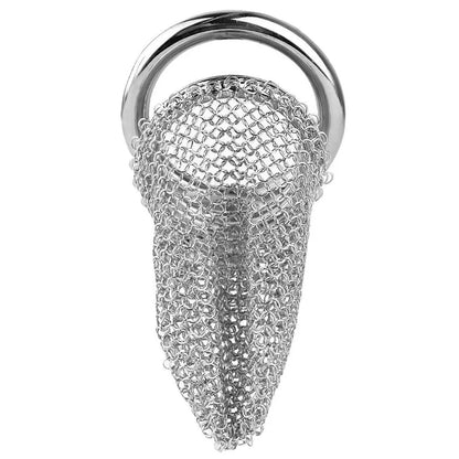 3.54" Stainless Steel Mesh Chastity Cage