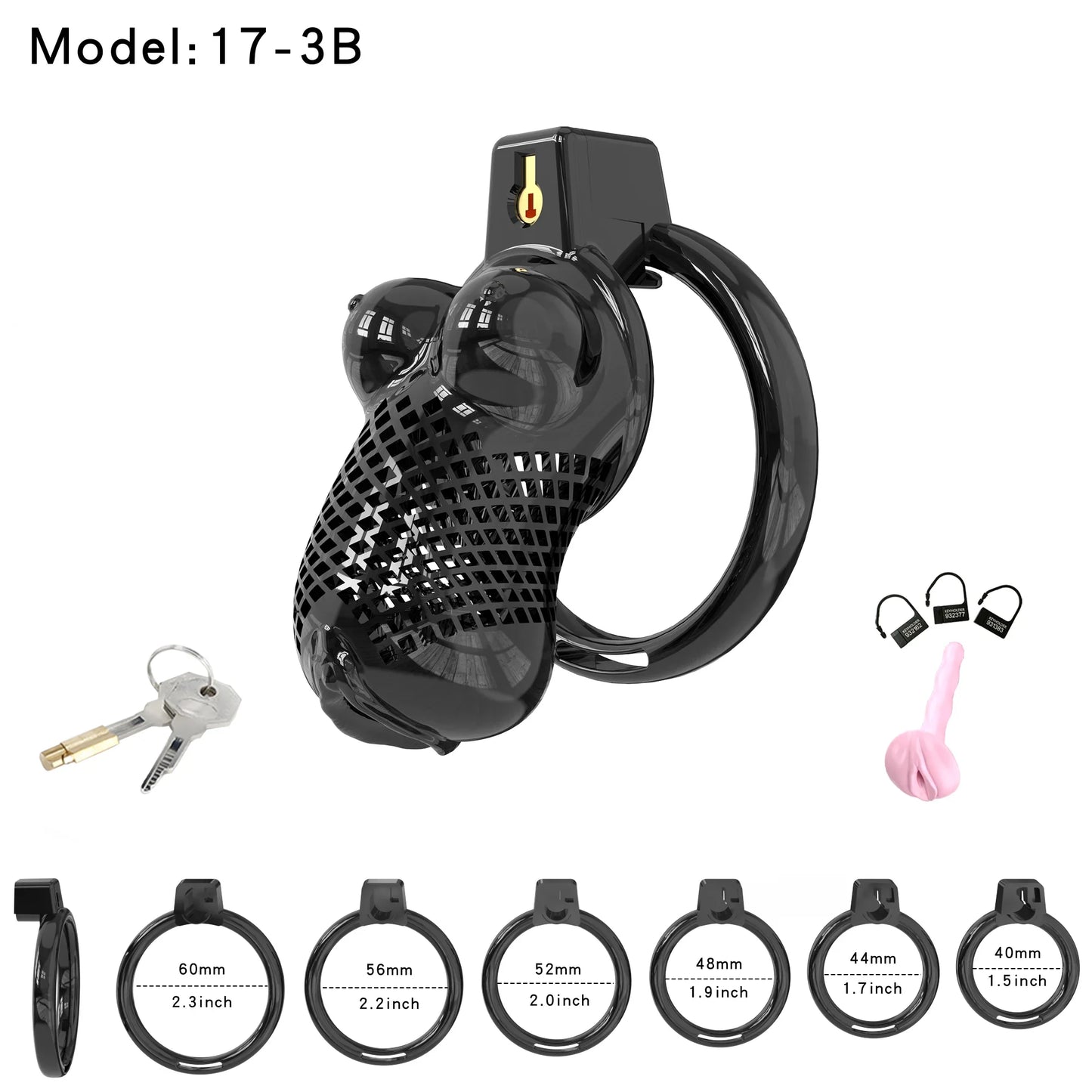 ABS Male Chastity Cage