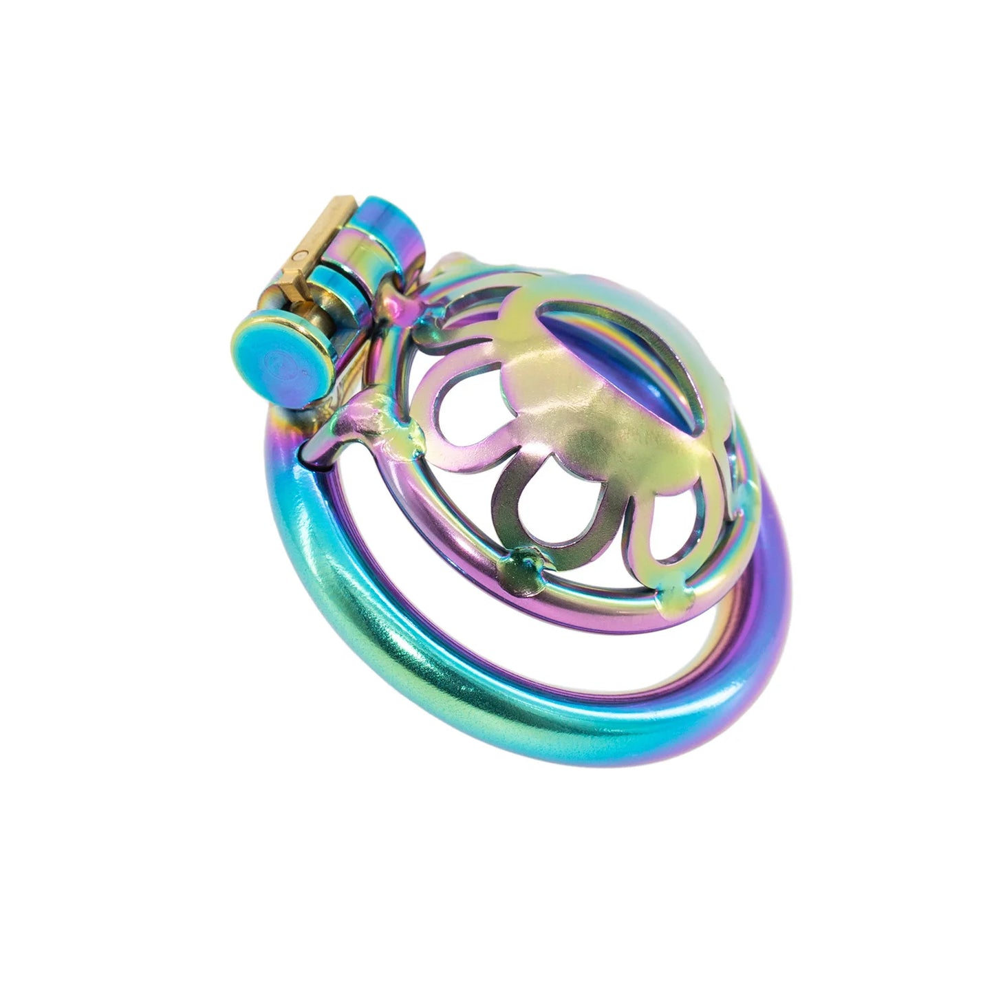 Color Metal Male Chastity Device