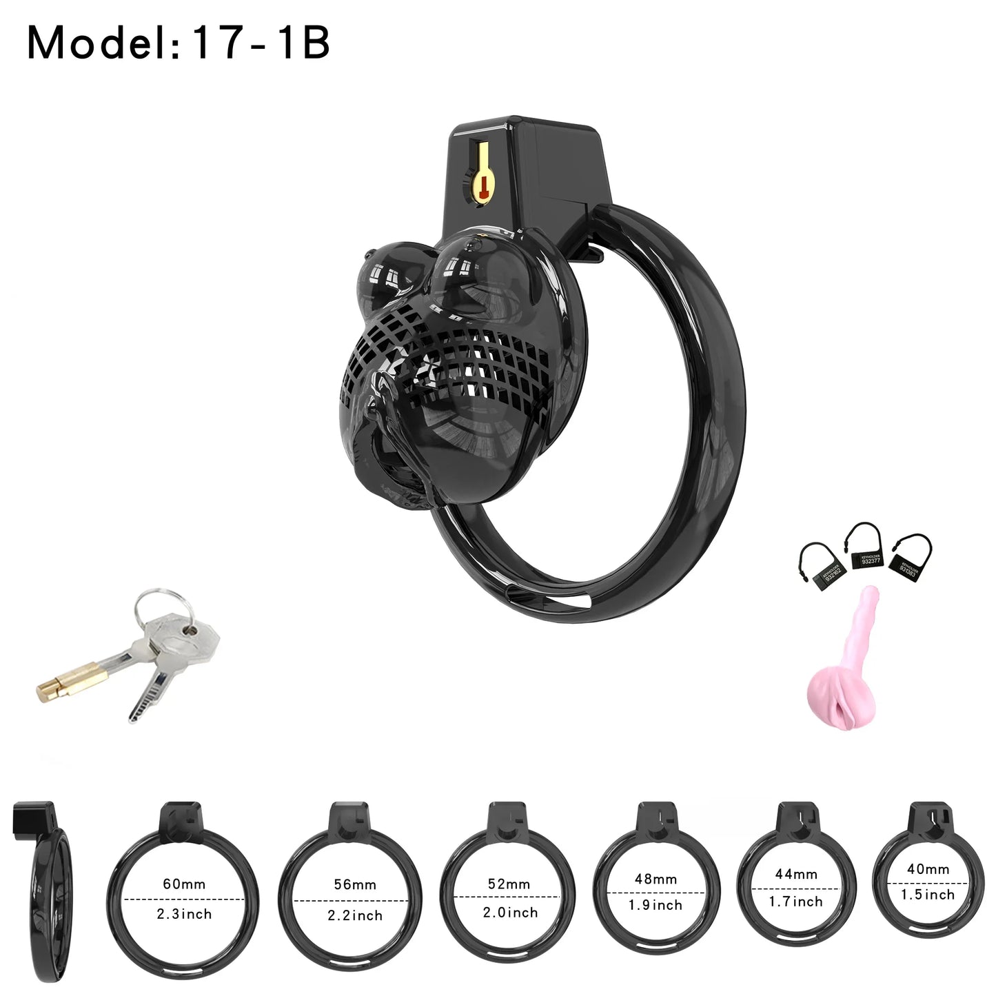 ABS Male Chastity Cage