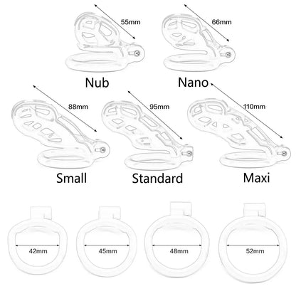 New Mamba Chastity Cage Male Penis Lock
