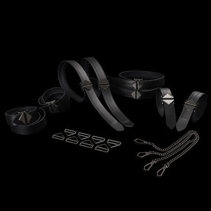 DIY 8pcs Bondage Harness Gear BDSM Set