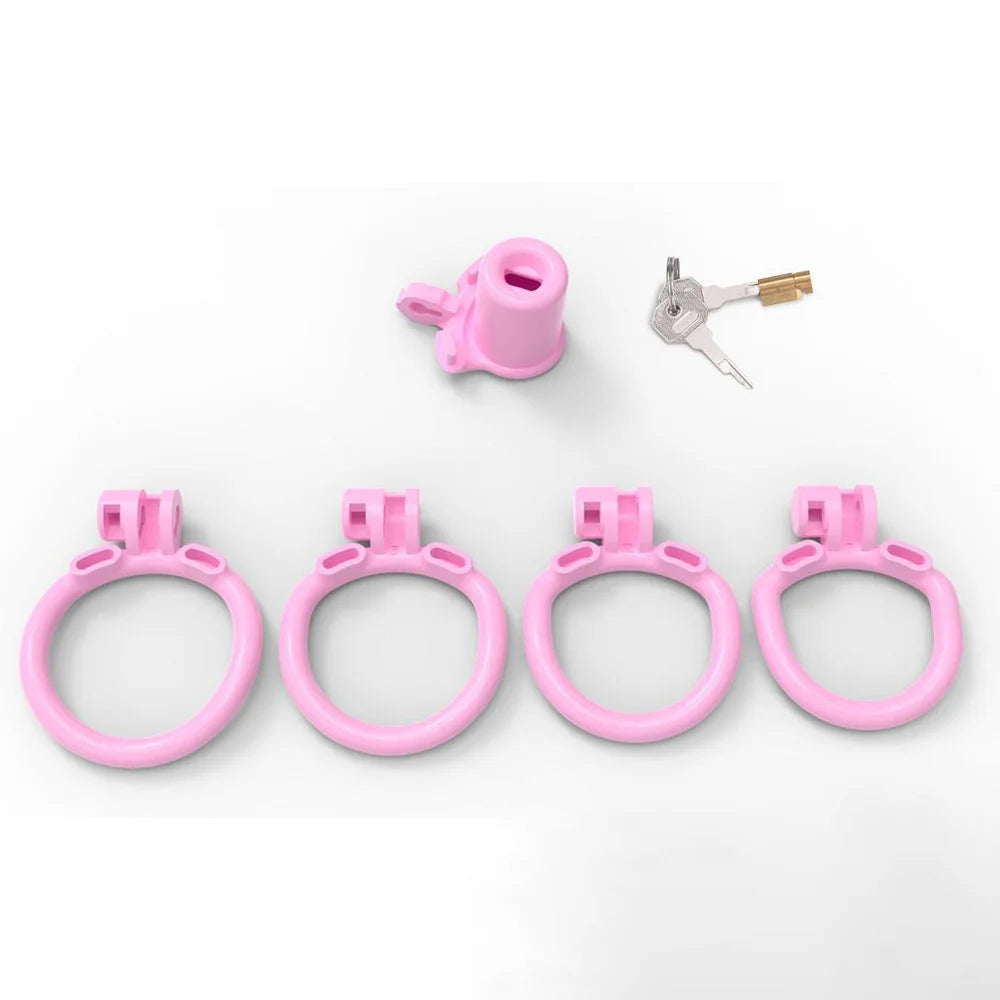 Cage de chasteté inversée BDSM Sissy Slave pour homme 