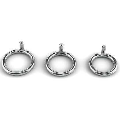 Stainless Steel Bead PA Chastity Cage 7