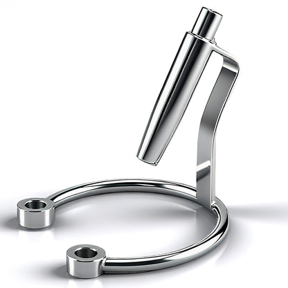 Stainless Steel Bead PA Chastity Cage 6