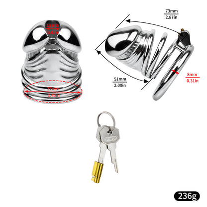 Steel Chastity Cage - 10