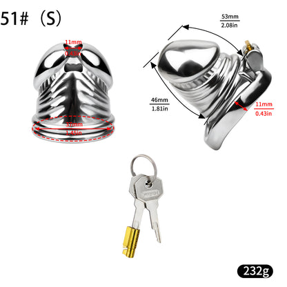 Steel Chastity Cage - 3