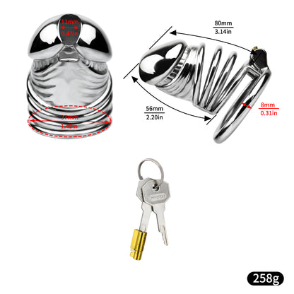 Steel Chastity Cage - 9