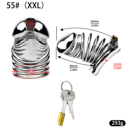 Steel Chastity Cage - 11