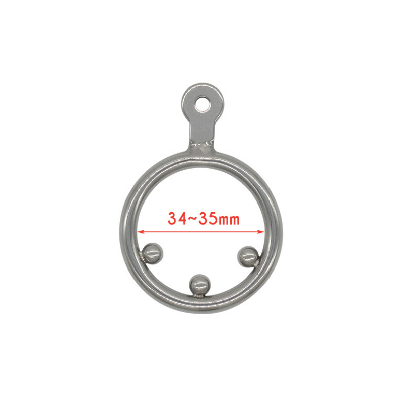 Stainless Steel Mamba Chastity Cage (1.42")