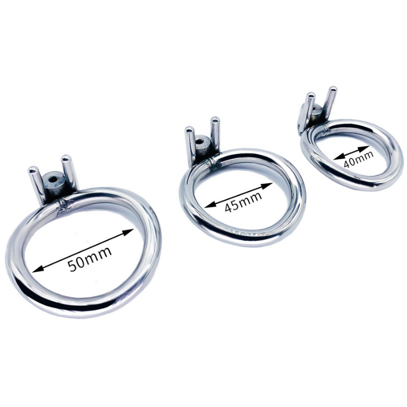 Stainless Steel Mamba Chastity Cage (1.42")