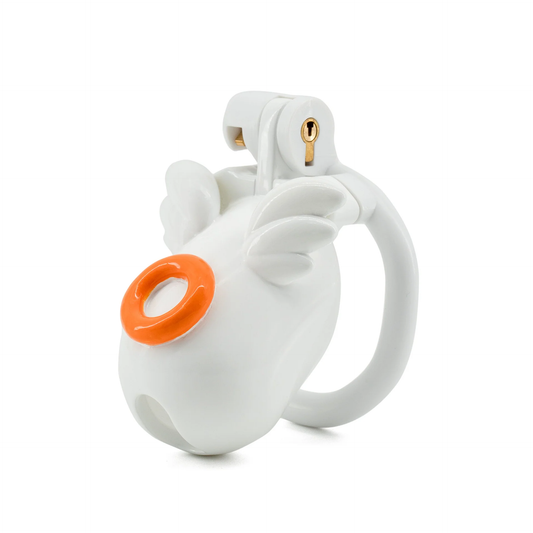 White Angel Chastity Cage