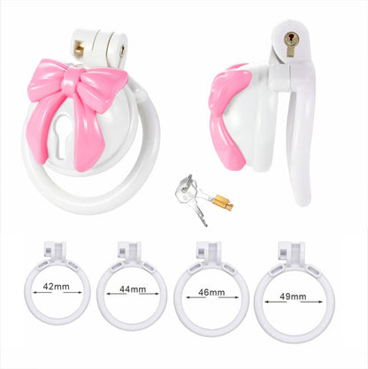 ABS Bell Bow Chastity Cage