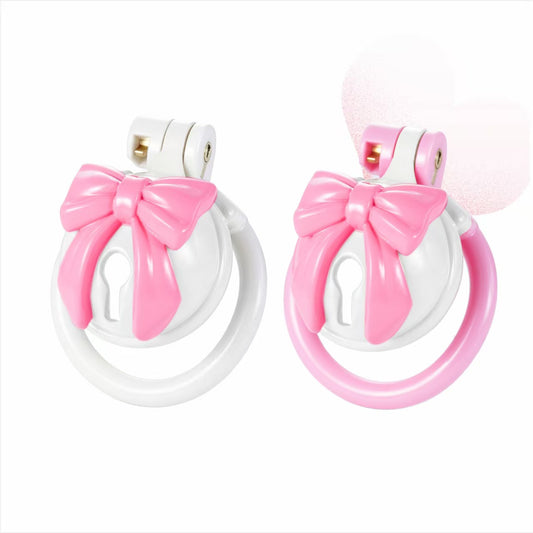 ABS Bell Bow Chastity Cage