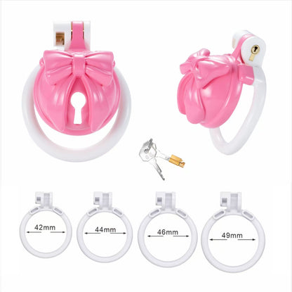 ABS Bell Bow Chastity Cage