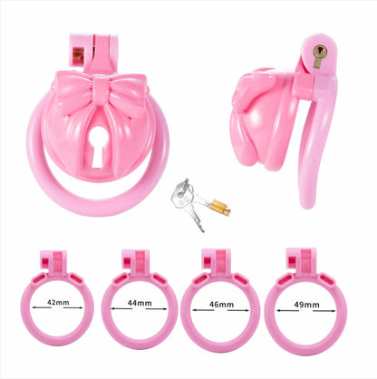 ABS Bell Bow Chastity Cage