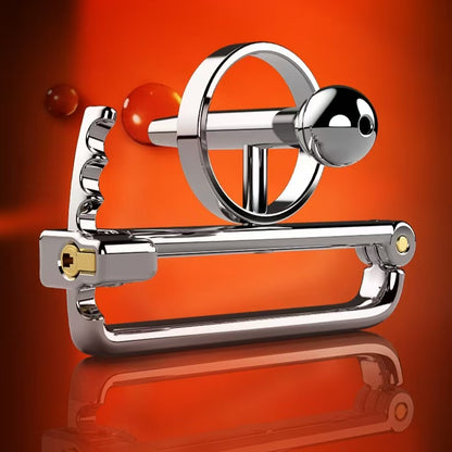 Adjustable Cock Cage With Horse-eye Bars 2