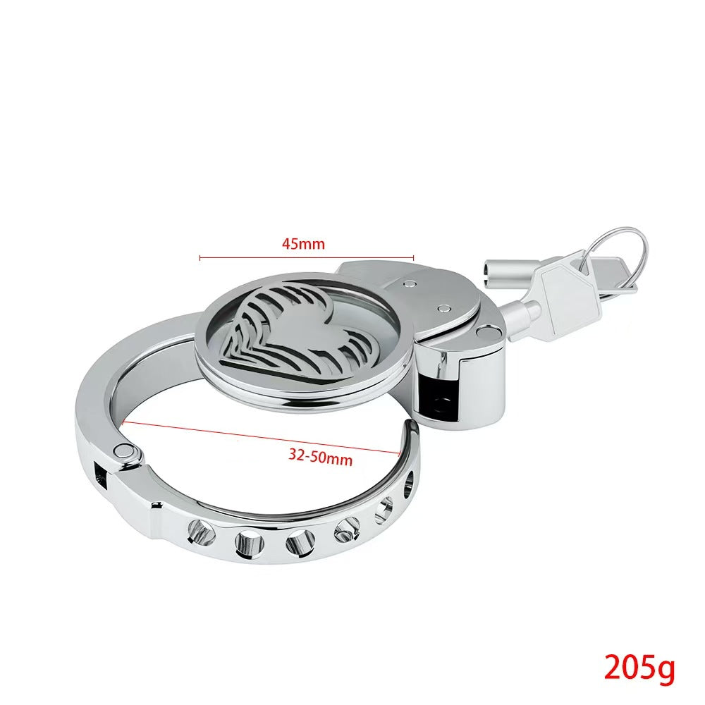 Adjustable Flat Chastity Cage - 4